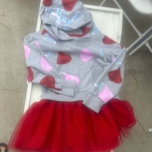 Hershey Kisses Heart Hoodie Dress